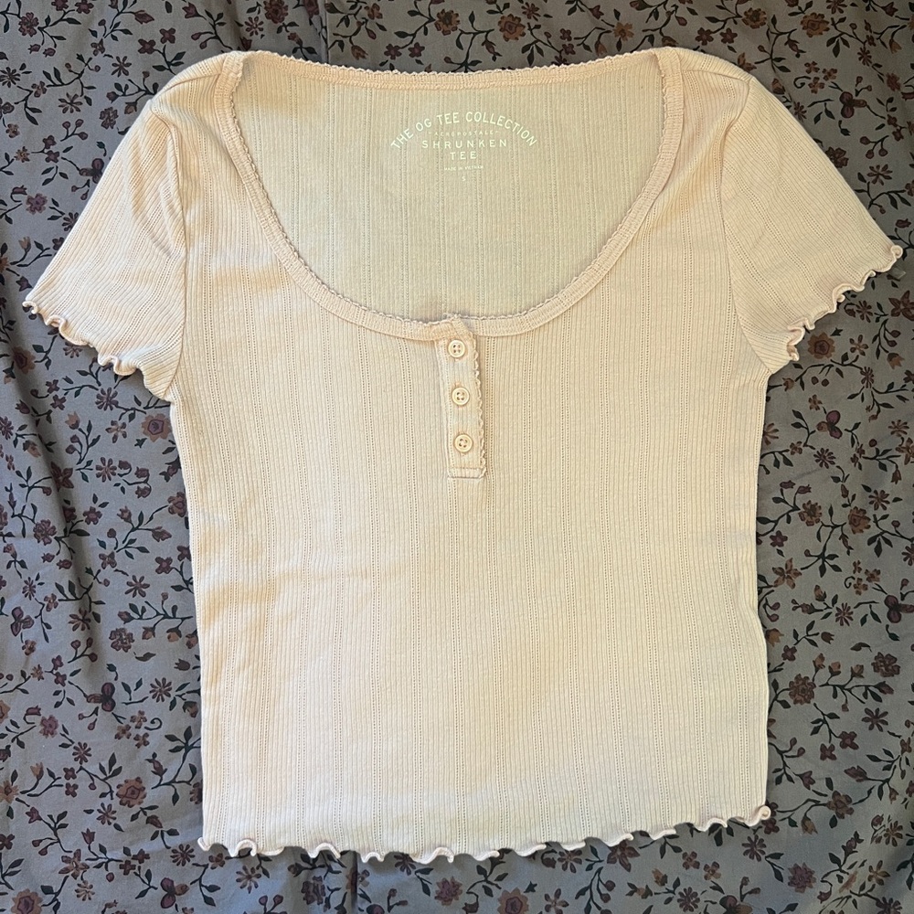 Aeropostale Fitted Pink top